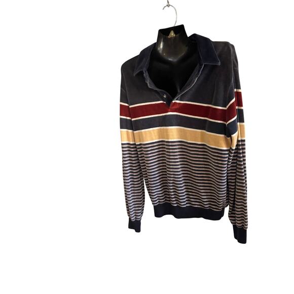 VTG terrycloth striped long sleeve - Picture 1 of 4